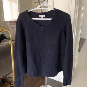 Aritzia community v neck navy sweater